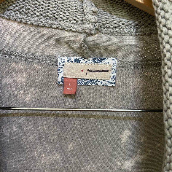 The Letterpress Acid Wash Cardigan 